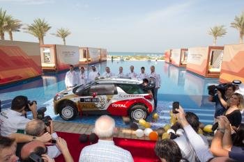 El nuevo vehículo con el que Citroën disputará el Mundial, esta semana en Abu Dhabi.