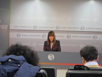 Idoia Mendia, portavoz del Gobierno vasco. (Foto: E.P.)
