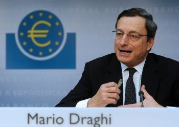 Mario Draghi,presidente del BCE