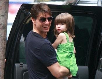  Tom Cruise y su hija Suri.