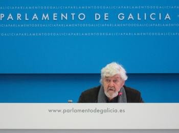 El portavoz parlamentario de Alternativa Galega de Esquerda (AGE), Xosé Manuel Beiras