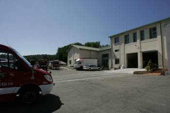 Las instalaciones de la Mancomunidad,situadas en el barrio de la Ermida en Celanova. (Foto: MARCOS ATRIO)