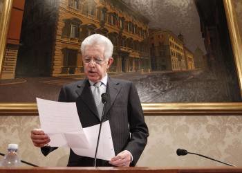 El italiano Mario Monti. (Foto: GIUSEPPE LAMI)