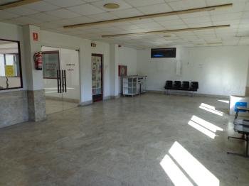 Sala de espera de la estación de autobuses de O Barco.