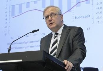 El vicepresidente económico de la Comisión Europea (CE), Olli Rehn