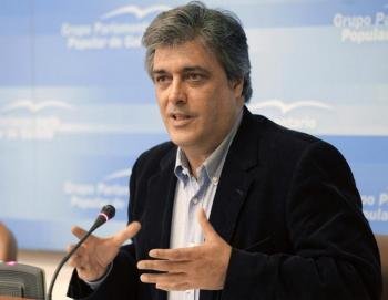 El portavoz parlamentario de los populares gallegos, Pedro Puy Fraga
