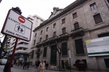 Vista del edificio del Banco de España antes de la reforma