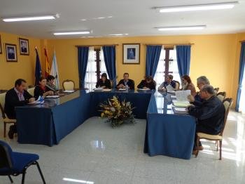 Pleno de la Corporación municipal de Vilamartín.