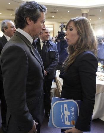 La presidenta del Partido Popular en Cataluña, Alicia Sánchez-Camacho