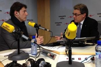 Entrevista de Catalunya Ràdio a Artur Mas
