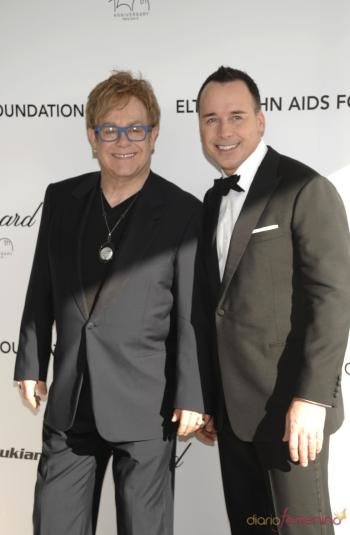 Elton John y su marido, David Furnish