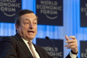 El presidente del Banco Central Europeo, el italiano Mario Draghi,
