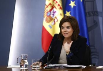  Soraya Sáenz de Santamaría en la rueda de prensa del Consejo de Ministros