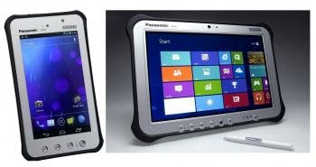 Los nuevos tablets de Panasonic (Foto: EFE)
