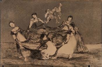 Estampas de Goya halladas en la Masia d'en Cabanyes de Vilanova
