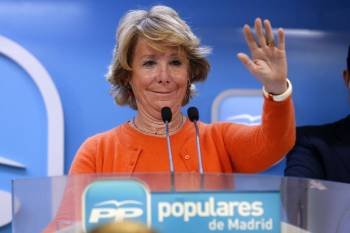 La presidenta del PP de Madrid, Esperanza Aguirre. (Foto: J.C. HIDALGO)