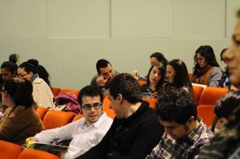 Estudiantes de diferentes ramas de conocimiento se interesaron por las jornadas. (Foto: MARTIÑO PINAL)