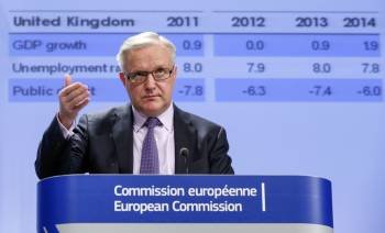 Olli Rehn, comisario europeo de Asuntos Económicos. (Foto: THIERRY ROGE)