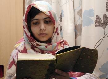 La joven Malala Yousafzai. (Foto: MANUEL BRUQUE)