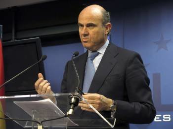 Luis de Guindos, ministro español de Economía y Competitividad. (Foto: ARNAU CUESTA)