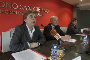 Ana Díaz, Elías Mera y Herminia Sampayo. (Foto: MIGUEL ÁNGEL)