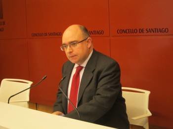 Francisco Reyes, portavoz del grupo municipal socialista en Santiago de Compostela. (Foto: E.P.)