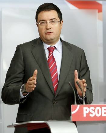 El secretario de Organización del PSOE, Óscar López. (Foto: PINO)