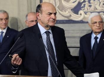 El líder del centroizquierda italiano y secretario general del Partido Demócrata (PD), Pier Luigi Bersani. (Foto: M. BRAMBATTI)
