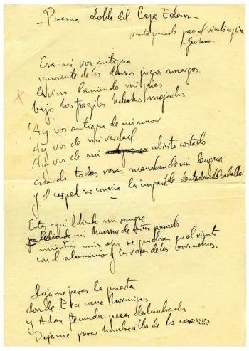 Pocas semanas antes de su muerte en Granada Federico García Lorca llegó a Madrid para entregar a José Bergamín en las oficinas de la editorial 'Cruz y Raya', el manuscrito de 'Poeta en Nueva York'.