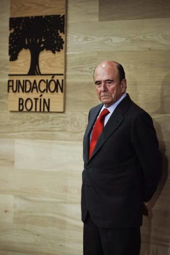 El presidente del Banco de Santander, Emilio Botín. (Foto: EMILIO NARANJO)