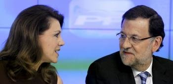  El jefe del Gobierno, Mariano Rajoy, durante la reunión de la Junta Directiva Nacional del PP.