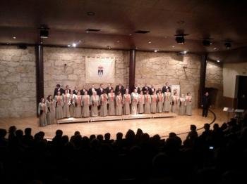 Actuación del Orfeón Valdeorrés en el Auditorio de Oviedo.