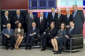 Consejo de Administración del Banco Popular, que ayer celebró una reunión extraordinaria en A Coruña.