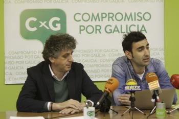 Xosé Manuel Pérez Bouza y Óscar Carballo, durante la rueda de prensa (Foto: Miguel Ángel)