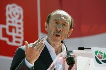 El secretario general del PSOE, Alfredo Pérez Rubalcaba (Foto: EFE)