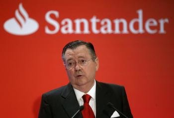 Alfredo Sáenz, que ha comunicado hoy la renuncia voluntaria a sus cargos de vicepresidente y consejero delegado del Grupo Santander.
