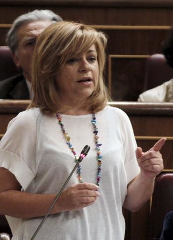 - La vicesecretaria general del PSOE, Elena Valenciano.
