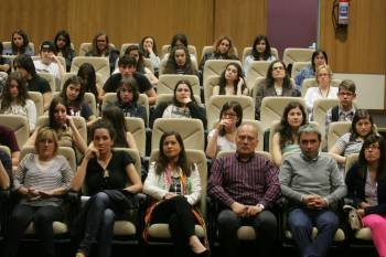 Participantes en la jornada de ayer de las Aulas Tecnópole. (Foto: MARCOS ATRIO)