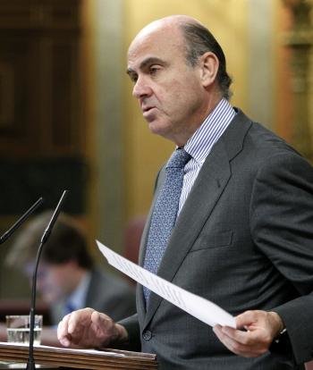 El ministro de Economía y Competitividad, Luis de Guindos (Foto: EFE)