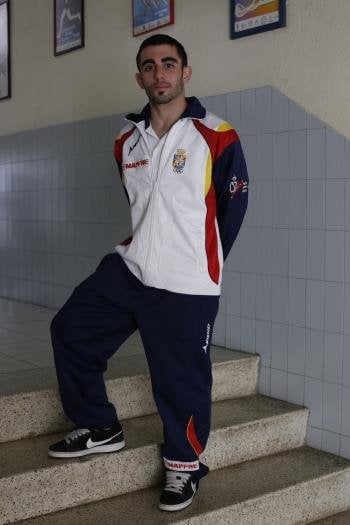 El gimnasta Daniel Pérez.