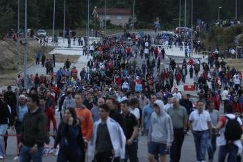 La asistencia al Rally de Ourense de turistas y aficionados de fuera de la provincia genera beneficios.