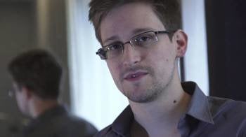 Fotograma de un vídeo en el que se muestra a Edward Snowden (Foto: G.G./L.P.)