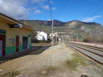 Estación de Covas (Rubiá).