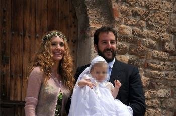 El bautizo de Enzo, el hijo de Borja Thyssen y Blanca Cuesta