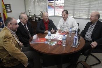 Fernández Morgade, José Luis González, Manuel Baltar, Alejandro Estévez y Agustín Fernández. (Foto: MIGUEL ÁNGEL)