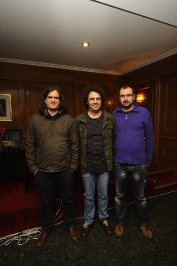 Sánchez, Rodríguez y Fernández. (Foto: MARTIÑO PINAL)