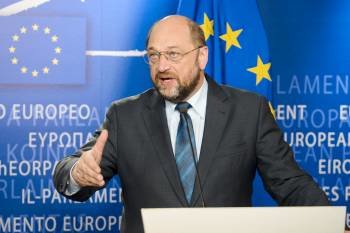 El presidente del Parlamento Europeo, Martin Schulz, que ayer pidió explicaciones a Estados Unidos.
