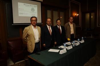 Gómez Villar, Pérez Canal, Fernández y Carnero. (Foto: MARTIÑO PINAL)