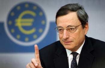 Mario Draghi, presidente del Banco Central Europeo, en una rueda de prensa. (Foto: ARCHIVO)