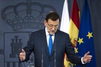 Emilio Naranjo (Foto: Mariano Rajoy, durante la rueda de prensa que ha ofrecido junto al primer ministro de Polonia, Donald Tusk.)